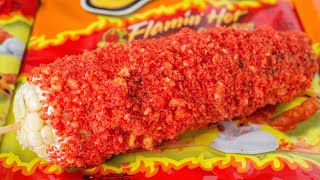 How to make Flamin’ Hot Cheetos® Elotes  Cooking with Alvin [upl. by Lipinski163]