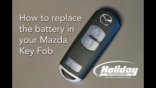 How to Replace the Battery in Your Mazda Key Fob [upl. by Behl]