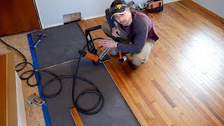 Hardwood Floor Installation Nail Down Like a PRO [upl. by Lavinia143]