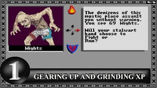 The Bards Tale Amiga Part 1  Starting OutGrinding Experience [upl. by Nnailuj]