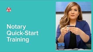 Notary QuickStart Training [upl. by Ecirtap810]