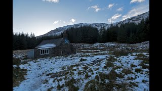 White Laggan Bothy Galloway Forest Park [upl. by Ahsile]