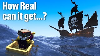 I Spent 100 Days in REAL PIRATE Minecraft [upl. by Nois]