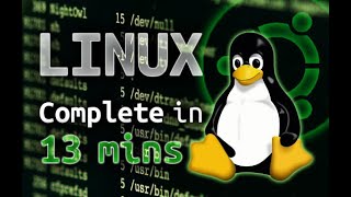 Linux  Tutorial for Beginners in 13 MINUTES  UPDATED [upl. by Eart]