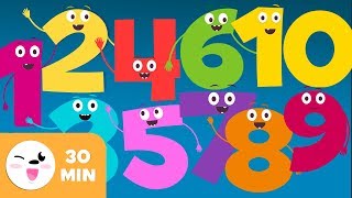 Numbers from 1 to 10  Number Songs  Learning to Count the numbers [upl. by Champaigne]