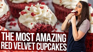 Most Amazing Red Velvet Cupcakes [upl. by Retsevel]