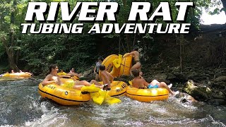 RIVER RAT TUBING ADVENTURE  TOWNSEND TENNESSEE [upl. by Ahsuas]