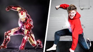 We Tried Marvel Stunts In Real Life  Challenge [upl. by Yeldarb]