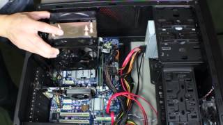 Installing an After Market CPU Cooler Fan  Cooler Master Hyper 212 EVO [upl. by Mortimer356]