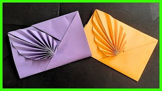 ⩥ Cómo hacer un SOBRE de papel FÁCIL y ELEGANTE  Origami PASO A PASO [upl. by Ttegirb]