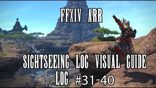 FFXIV ARR Sightseeing Log 3140 Visual Guide [upl. by Annaerb]