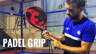 Padel Grip  How to hold the racket [upl. by Issirk]