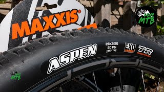 Maxxis ASPEN XC Tire Quick Check  Semislick MTB Race Tire [upl. by Silletram459]