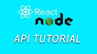 Node amp React JS Tutorial  Create An API [upl. by Laeahcim]