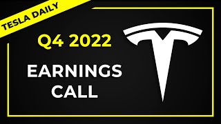 Live Tesla Q4 Earnings Call 2022 TSLA [upl. by Joela]