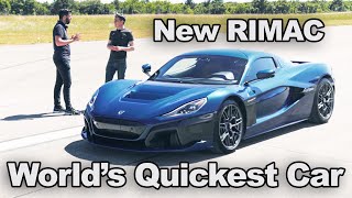 New 2000hp Rimac Nevera see why its the quickest 14 mile car in the world REVIEW [upl. by Ymmaj]