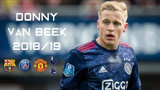 Donny van de Beek  Ultimate Midfielder • Skills amp Goals • 20182019 [upl. by Nirik256]