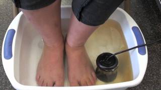 FOOT DETOXIFICATION with Foot Spa [upl. by Yesnil579]