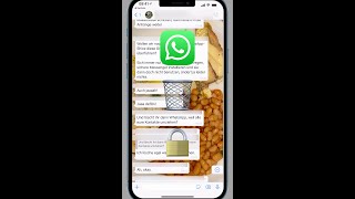 iPhone WhatsApp löschen und Chats sichern Tutorial [upl. by Yrtnej]