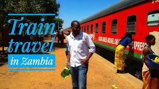 TRAIN TRAVEL in Zambia a brief introduction [upl. by Fawcett]