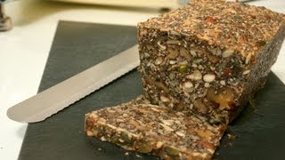 Nordic Nut Bread  Paleo Bread  Stone Age Bread [upl. by Nodal]