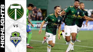 HIGHLIGHTS Portland Timbers vs Seattle Sounders FC  August 26 2022 [upl. by Yrogiarc778]