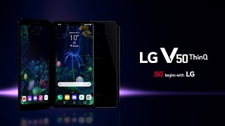 5G Introduction LG V50 ThinQ amp LG Dual Screen [upl. by Popper677]