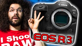 OFFICIAL Canon EOS R3 PREVIEW MINDBLOWING SPECS vs Sony a1 [upl. by Ludewig604]