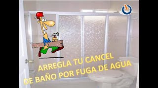 Instala o arrega un cancel de baño [upl. by Ylim]