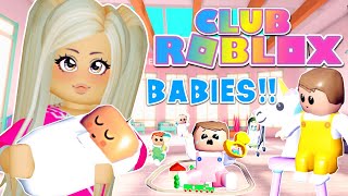 🍼 Club Roblox BABIES 🍼 Everything You Need to Know About Club Roblox Babies Club Roblox Baby Update [upl. by Ahcsat976]