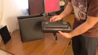 Fellowes P20 Paper Shredder Unboxing [upl. by Javler]