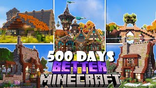 I Survived 500 Days In Better Minecraft FULL MOVIE [upl. by Billie]