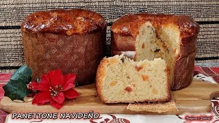 PANETON O PANETTONE NAVIDEÑO EL MEJOR DE TODOS DELICIOSO Y MUY FÁCIL PANETONE [upl. by Allegna]