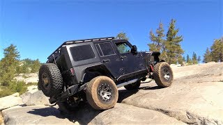 Jeeping The Rubicon Trail  Intense Wheeling Smashing Stuff Camping and Tons of Fun [upl. by Yessak]