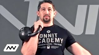 Kettlebell Push Press Exercise  Onnit Tutorial [upl. by Gene]