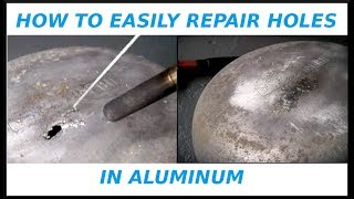 How To EASILY Repair Holes In Aluminum [upl. by Gnov]