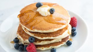 Easy Fluffy Pancakes Recipe [upl. by Corrina]