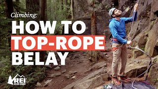 Rock Climbing How to Belay [upl. by Naujek236]