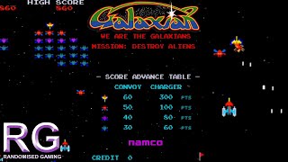 Galaxian  Arcade Version Gameplay [upl. by Clementius776]