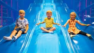 Fun for Kids and Family at Stellas Lekland Indoor Play Area indoor playground [upl. by Asusej]