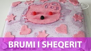 Si te pergatisim BRUMIN E SHEQERIT pasta di zucchero  sugar paste [upl. by Froma603]