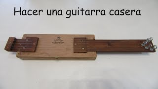 🎸 Como Hacer Una GUITARRA Casera 🎸 [upl. by Balthasar77]