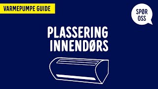 Varmepumpeguide – Plassering innendørs [upl. by Oap]