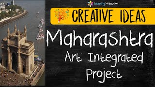 Maharashtra Art Integrated Project  NCERT  CBSE  Creative ideas  Art integration project [upl. by Latin]