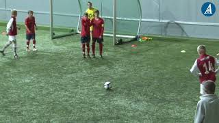 Erling Braut Haaland Scores At Age 13 [upl. by Navinod]