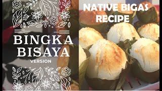 EASY BIBINGKA BISAYA RECIPE PUTO BIGAS [upl. by Amick]