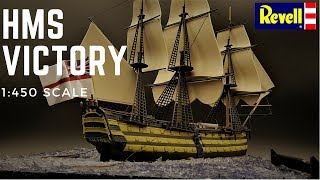 Revell HMS Victory 1450 Scale [upl. by Derraj844]