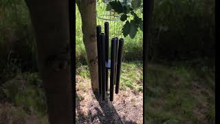 Natures Melody Aureole Wind Chime 65 inch black [upl. by Trinetta]