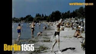 Berlin 1955 color  Wannsee  Grunewaldsee [upl. by Nosrej]