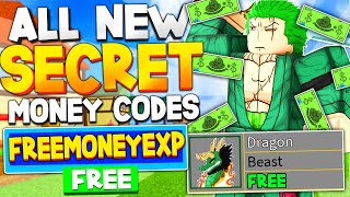 ALL 12 NEW FREE SECRET MONEY CODES in BLOX FRUITS CODES FREE EXP Blox Fruits Codes ROBLOX [upl. by Slosberg]